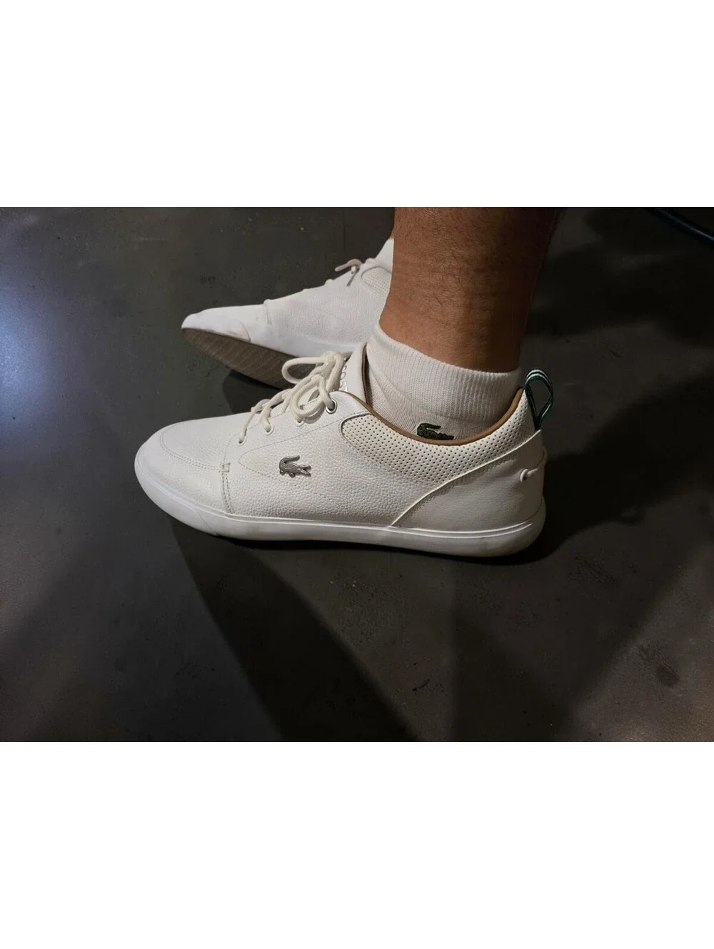 Lacoste White Low Cut Sock